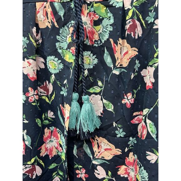 Time and Tru Lace Peasant Top Womens Plus size XXL 20 Blue Floral‎ 2 Piece - Picture 8 of 9